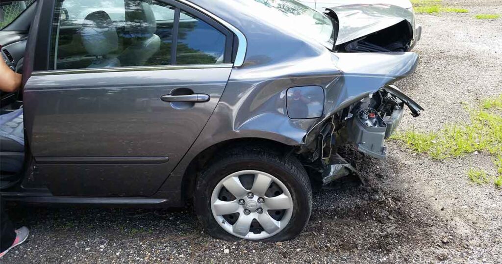Autounfall-Verkehrsunfall